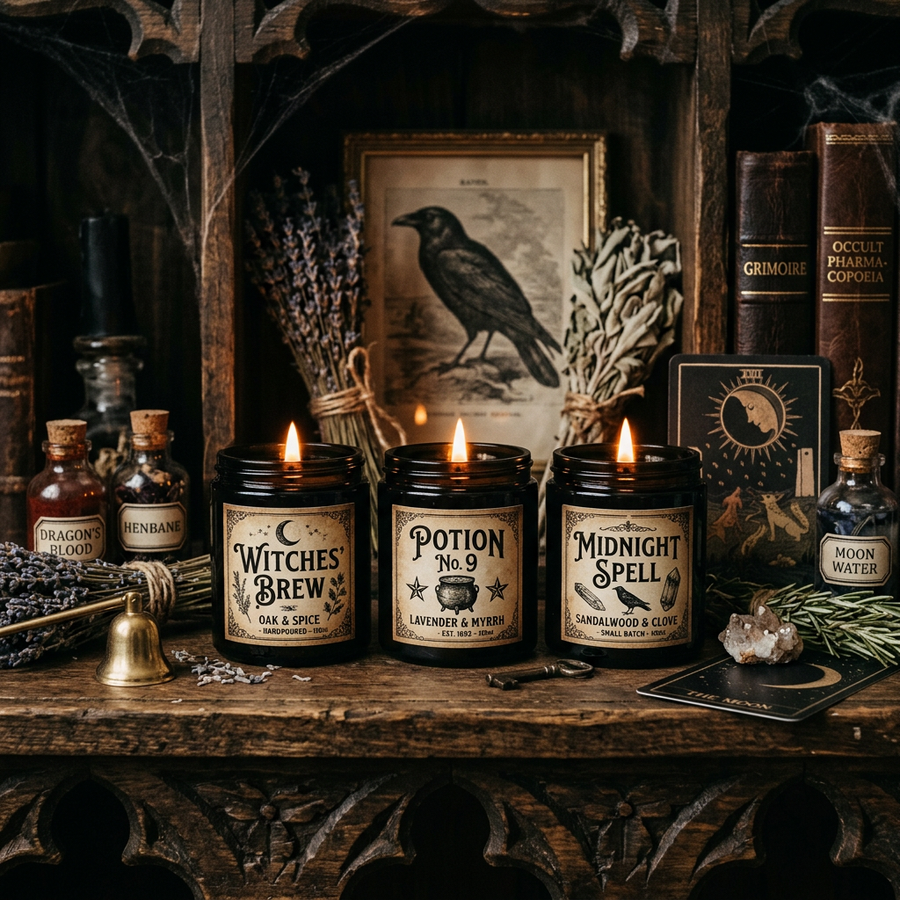 Haunted Apothecary Candle Set